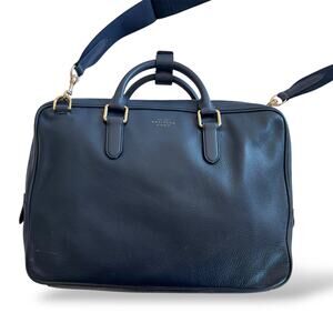 Smythson 2Way Briefcase Shoulder Bag Leather